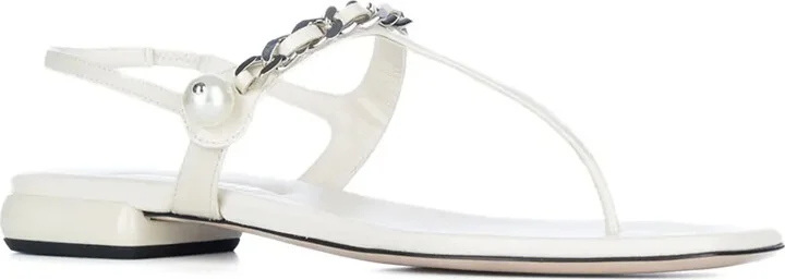 Chain Link-Detail Sandals - Image 2