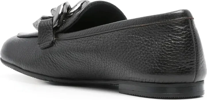 Chain Link-Detailed Loafers - Image 3
