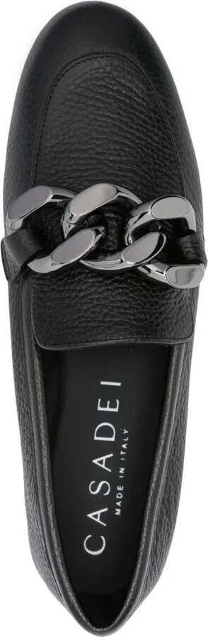 Chain Link-Detailed Loafers - Image 4