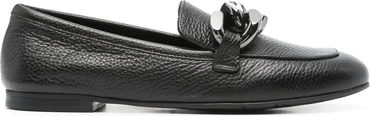Chain Link-Detailed Loafers