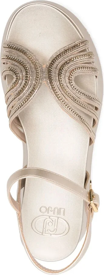 Chain-Link Detailed Sandals - Image 4