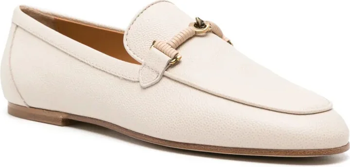 Chain-Link Leather Loafers - Image 2