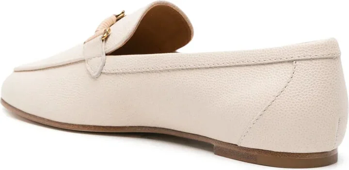 Chain-Link Leather Loafers - Image 3
