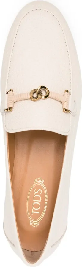 Chain-Link Leather Loafers - Image 4