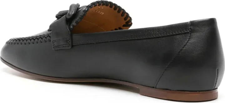Chain-Link Leather Loafers - Image 3
