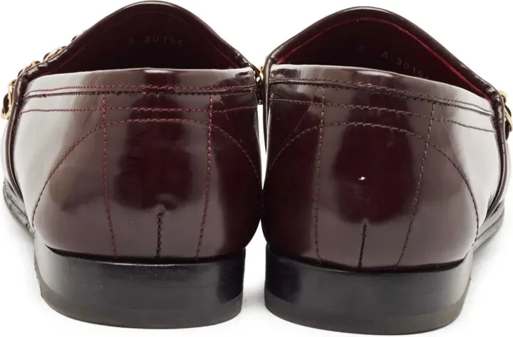 Chain-Link Leather Loafers - Image 3