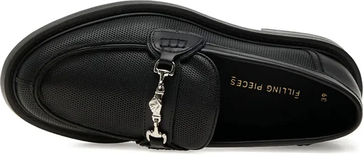 Chain-Link Perforated Loafers - Image 5