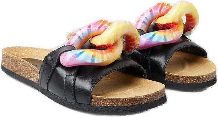 Chain-link Slip-on Sandals - Image 3