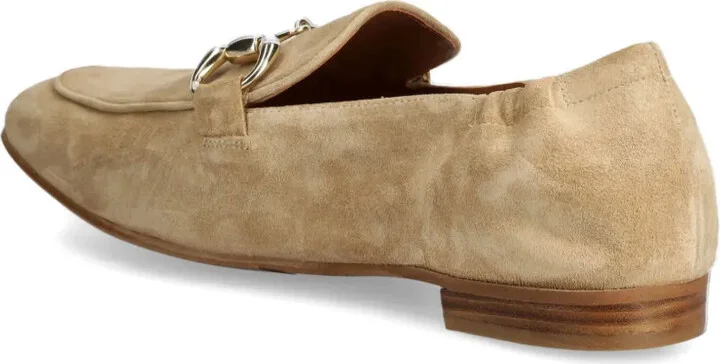 Chain-Link Suede Loafers - Image 3