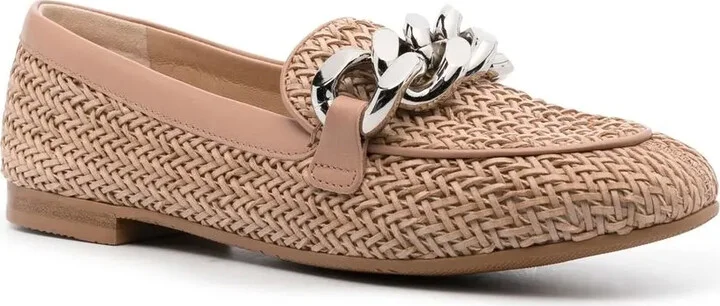 Chain-Link Woven Loafers - Image 2