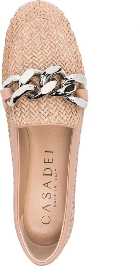 Chain-Link Woven Loafers - Image 4