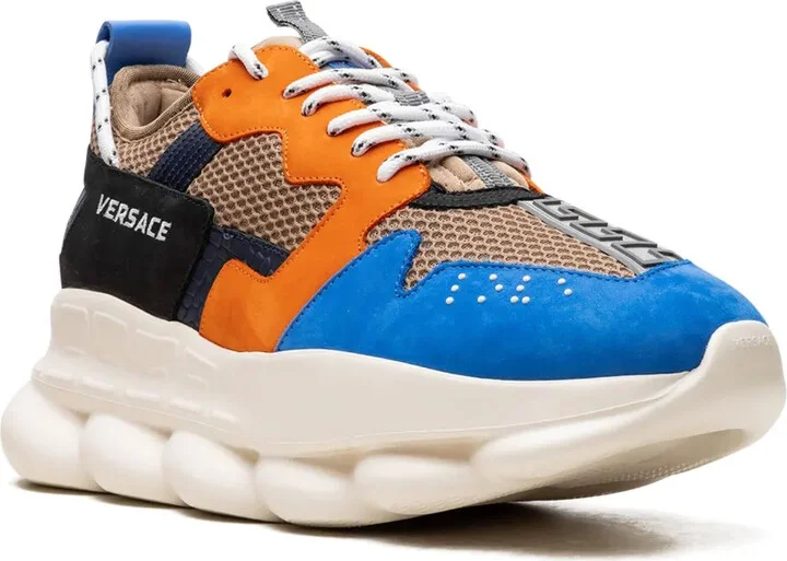 Chain Reaction "Beige/Black/Blue/Orange" sneakers - Image 2
