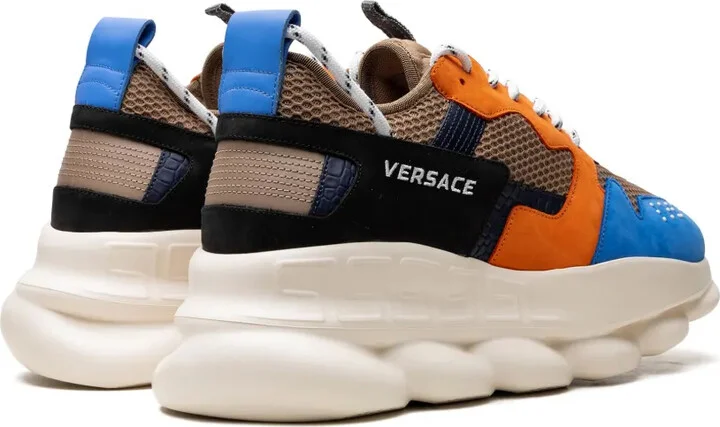 Chain Reaction "Beige/Black/Blue/Orange" sneakers - Image 3