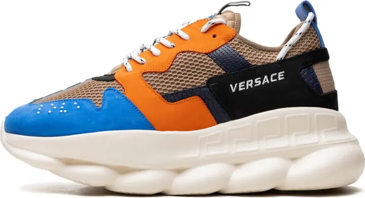 Chain Reaction "Beige/Black/Blue/Orange" sneakers - Image 5