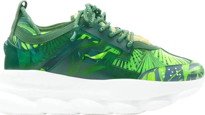 Chain Reaction Jungle Print chunky sole sneaker