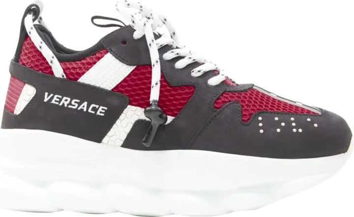 Chain Reaction suede chunky sneaker