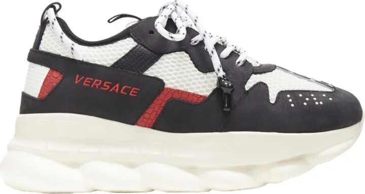Chain Reaction suede mesh low chunky sneaker