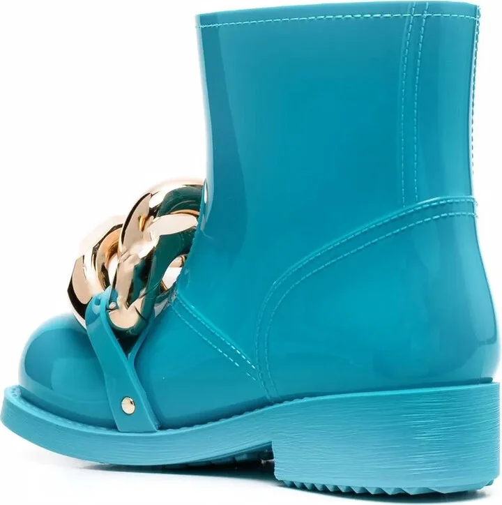 Chain rubber ankle boots - Image 3