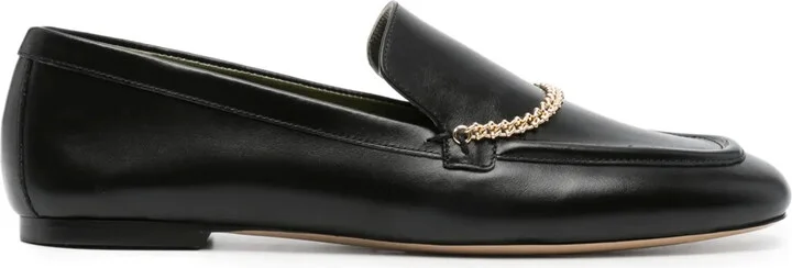 Chain-Strap Loafers