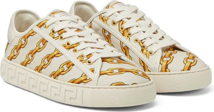 Chain Stripes Greca sneakers - Image 2