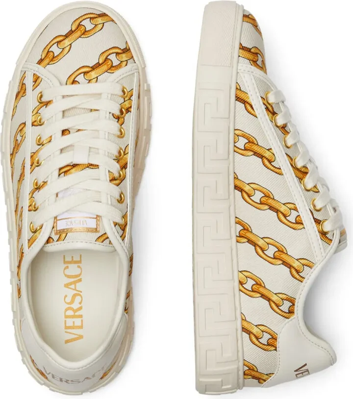 Chain Stripes Greca sneakers - Image 3