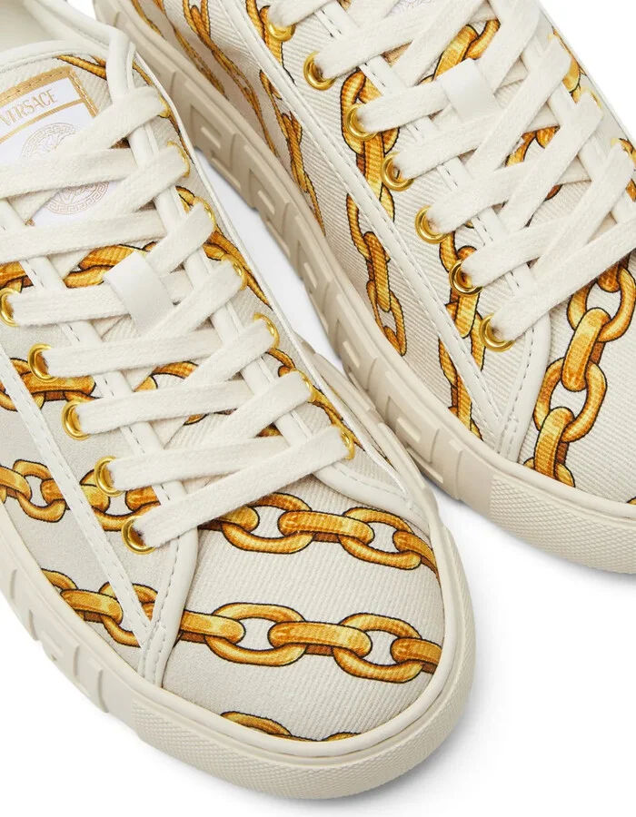 Chain Stripes Greca sneakers - Image 4