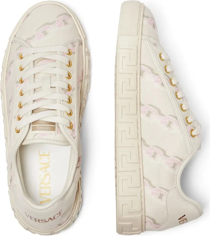 Chain Stripes Greca sneakers - Image 3