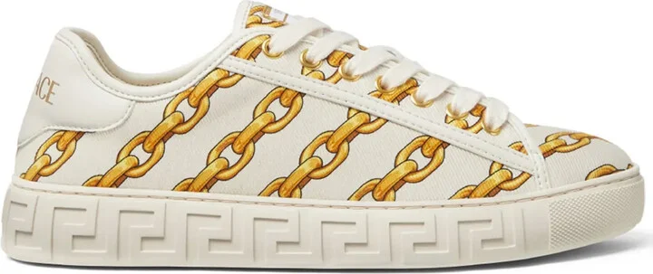 Chain Stripes Greca sneakers