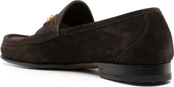 Chain Suede Loafers - Image 3