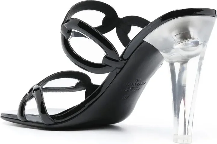 Chain transparent-heel sandals - Image 3