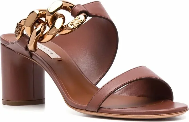 Chain-Trimmed Sandals - Image 2