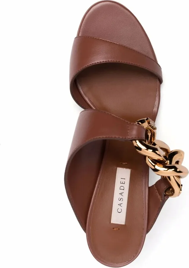 Chain-Trimmed Sandals - Image 4