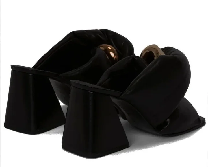 Chain Twist 80mm sandals - Image 3