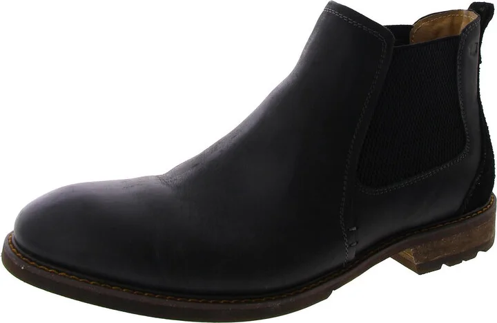 Chalet Gore BT Mens Leather Slip On Chelsea Boots