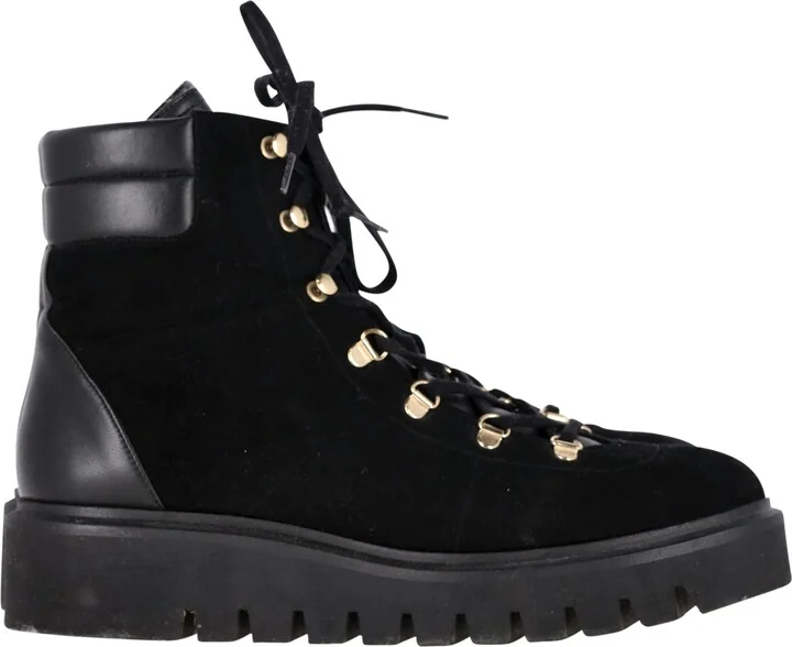 Chalet Hiking Boots in Black Suede