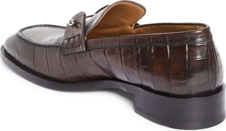 Chambelimoc Croc Embossed Loafer - Image 2