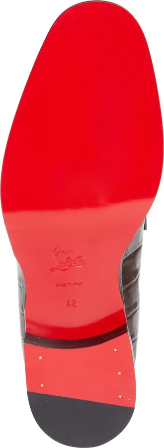 Chambelimoc Croc Embossed Loafer - Image 6