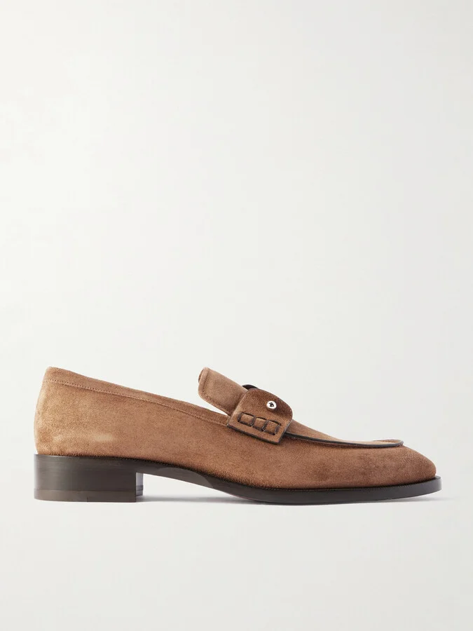 Chambelimoc Embellished Suede Loafers