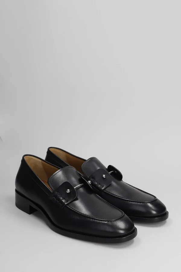 Chambelimoc Loafers In Black Leather - Image 2