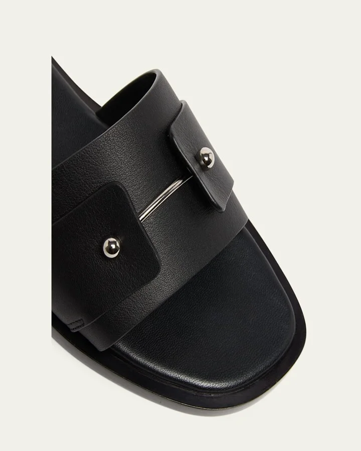 Chambelimule Donna Leather Mules - Image 3
