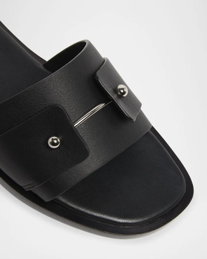 Chambelimule Donna Leather Mules - Image 6