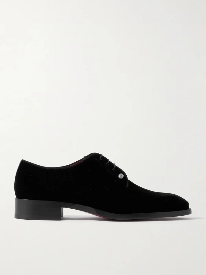 Chambeliss Night Velvet Derby Shoes