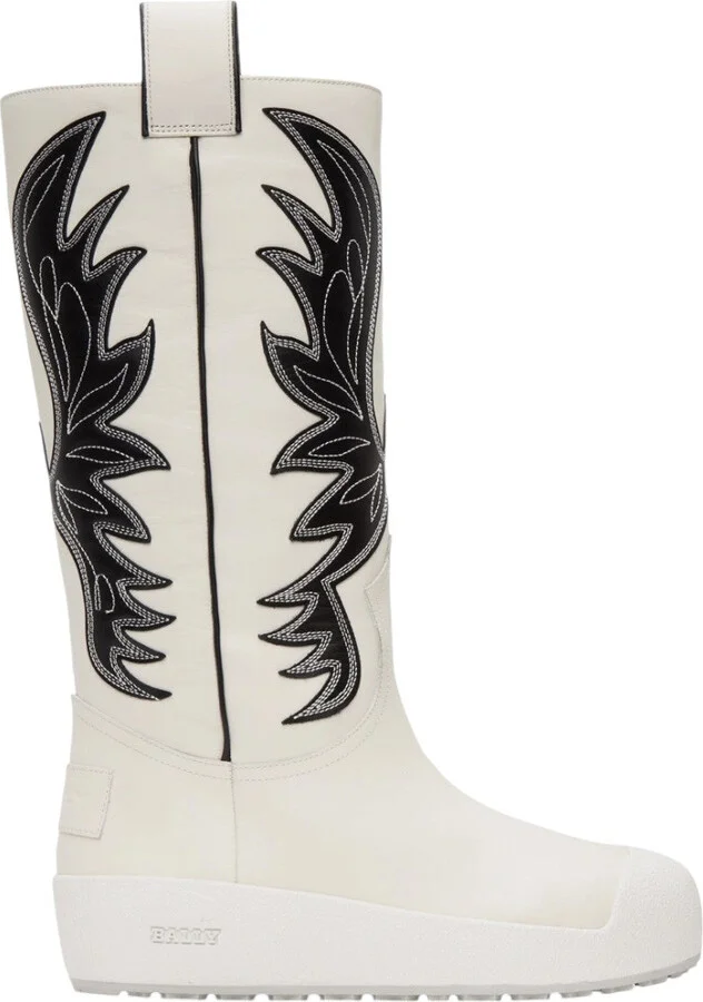 Chambery 6302936 Women's White Leather Knee-High Boot
