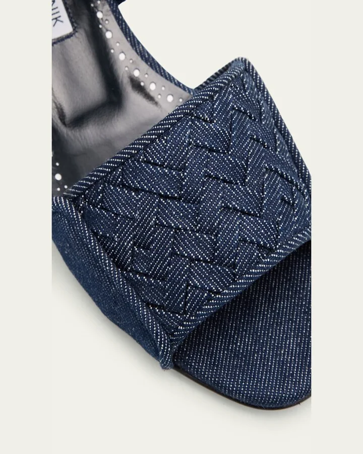 Chambray Vibius Den Buckle-Strap Sandals - Image 3