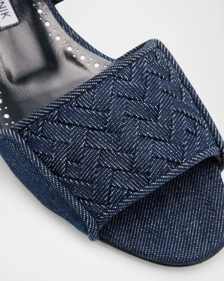 Chambray Vibius Den Buckle-Strap Sandals - Image 3