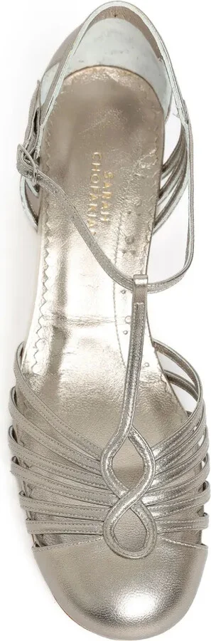 Chamonix 50mm metallic-effect sandals - Image 4