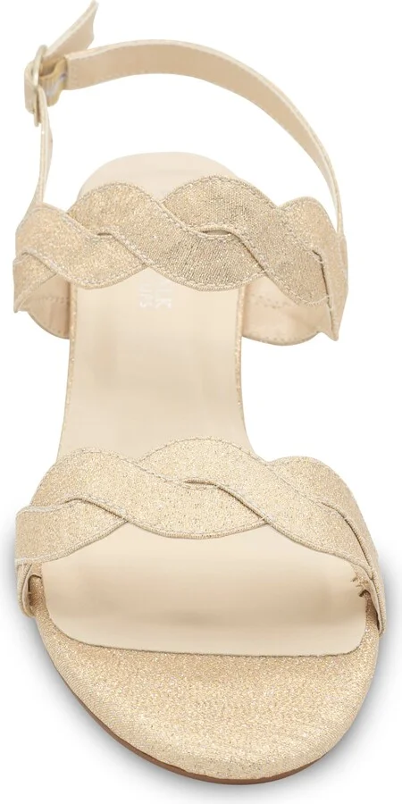 Champagne Ankle Strap Sandal - Image 4
