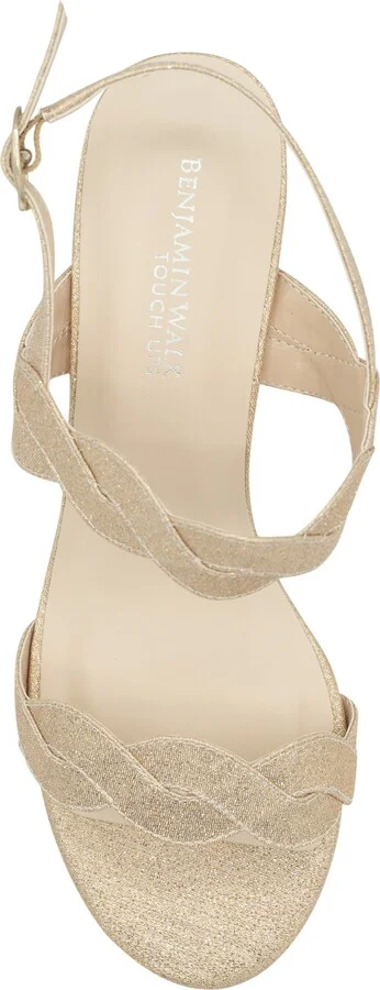 Champagne Ankle Strap Sandal - Image 5