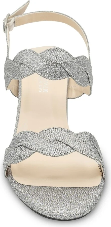 Champagne Ankle Strap Sandal - Image 10