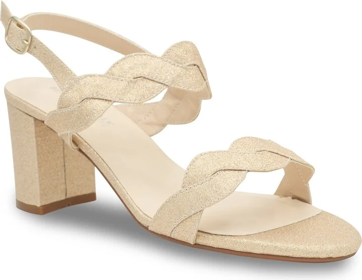 Champagne Ankle Strap Sandal